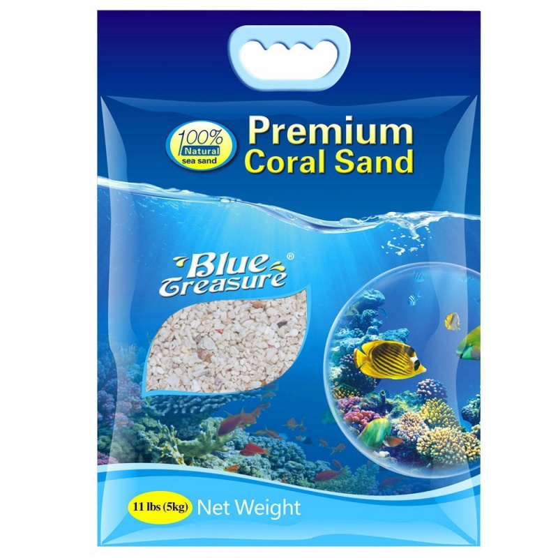 Blue Treasure Premium Coral Sand 5kg 0,5-1mm - piasek koralowy Blue Treasure Premium Coral Sand 5kg 0,5-1mm - piasek koralowy